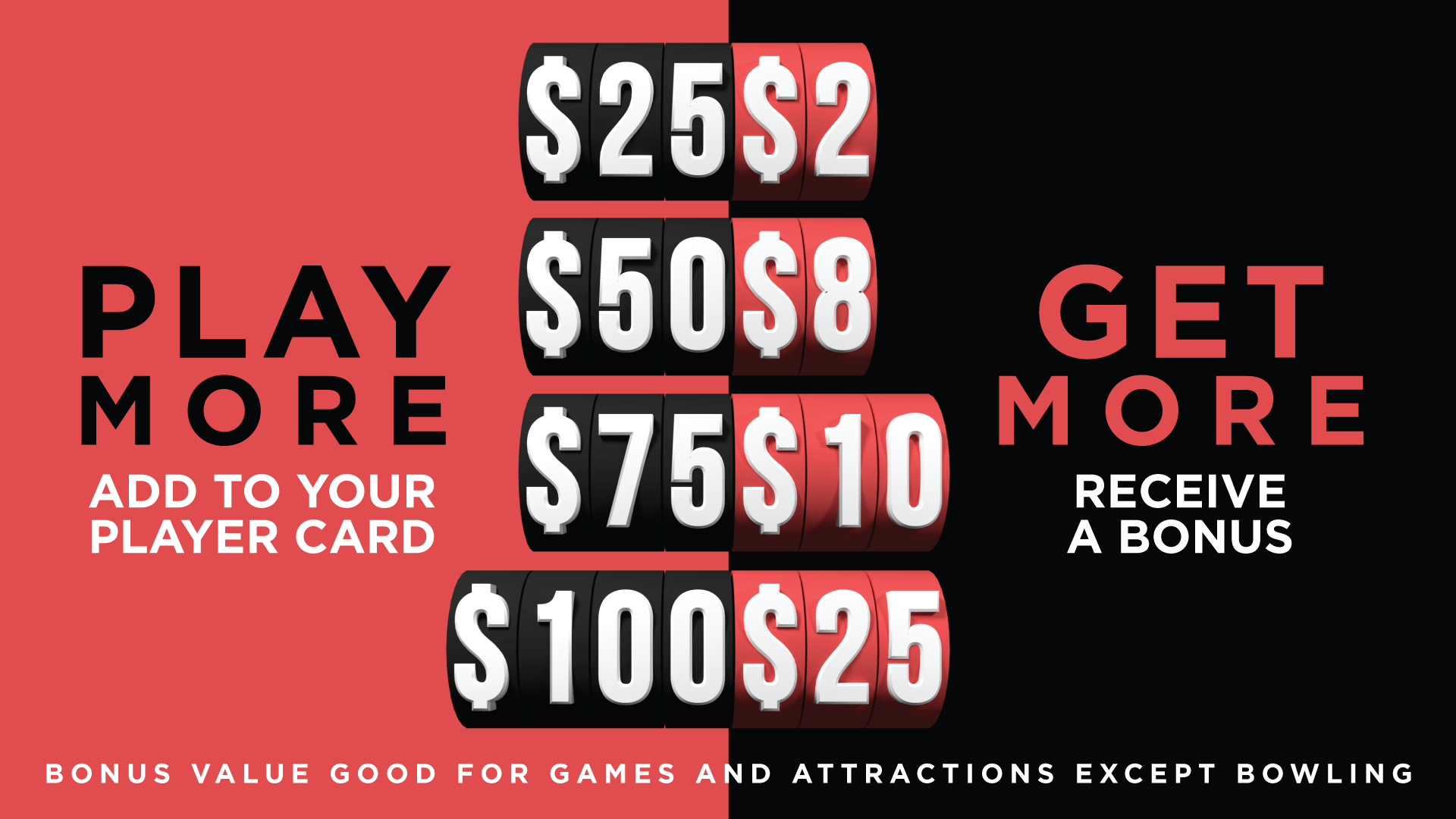Play More, Get More